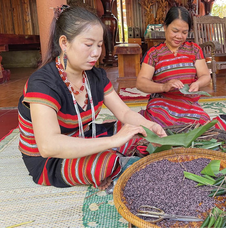 Từ chiếc bánh aquat, chạm vào hương tết Trường Sơn