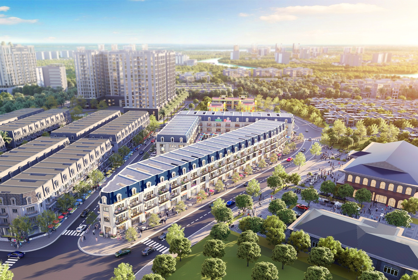 Sắp ra mắt thương phố trung tâm tại lõi đô thị mới An Vân Dương