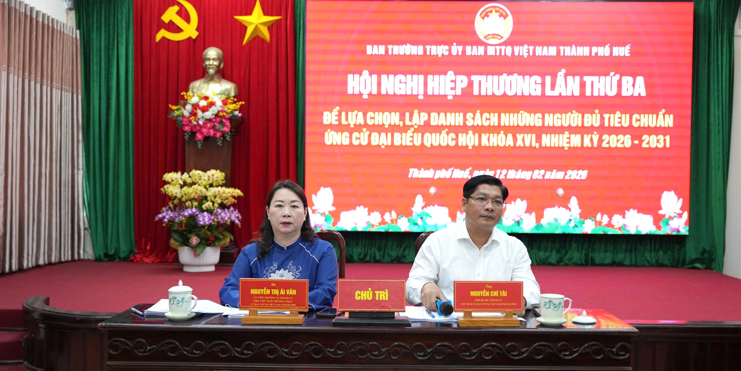 Hiệp thương lập danh sách 14 người ứng cử đại biểu Quốc hội và 90 người ứng cử HĐND