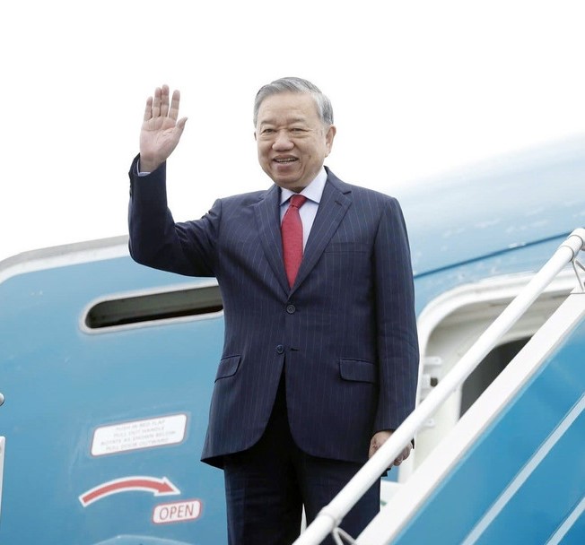 Tổng Bí thư Tô Lâm lên đường tham dự cuộc họp khai mạc Hội đồng Hòa bình về Gaza tại Hoa Kỳ