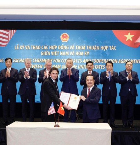 Tổng Bí thư Tô Lâm chứng kiến lễ ký các hợp đồng, thỏa thuận hợp tác của Việt Nam và Hoa Kỳ