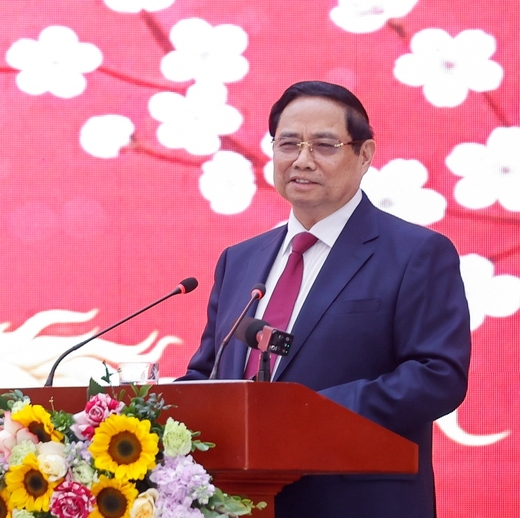 Thủ tướng Chính phủ làm việc với Viện Hàn lâm Khoa học xã hội Việt Nam