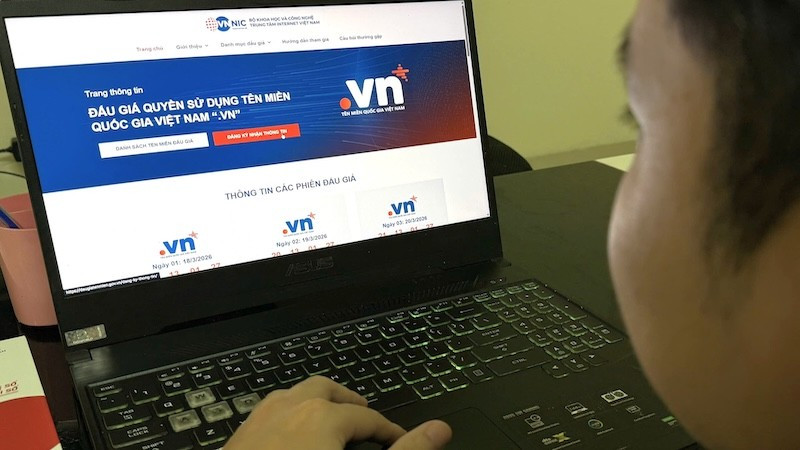 Lần đầu tổ chức đấu giá tên miền quốc gia “ vn” 2 ký tự