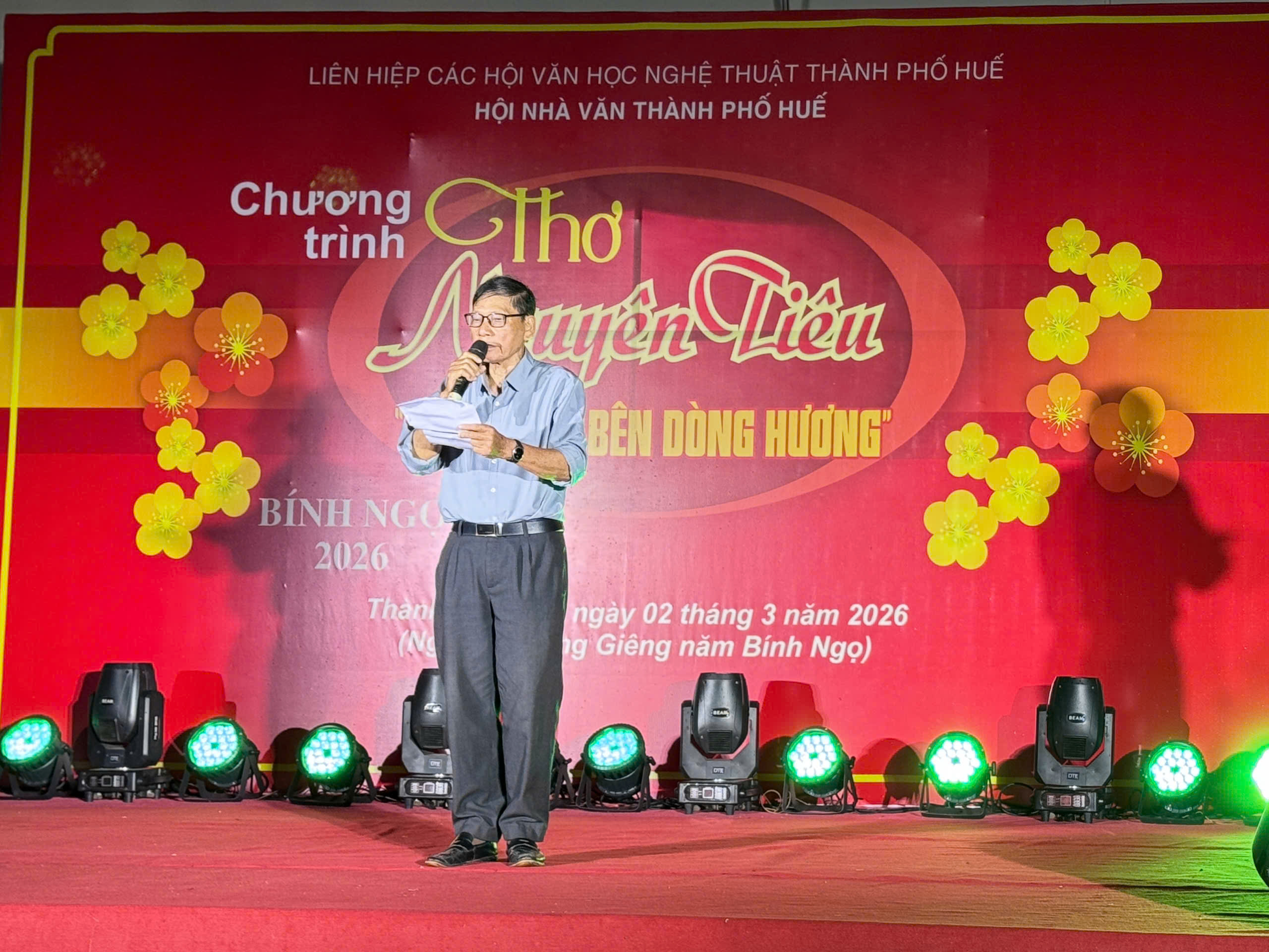 Lan tỏa cảm xúc thi ca qua đêm thơ Nguyên tiêu “Mùa xuân bên dòng Hương”