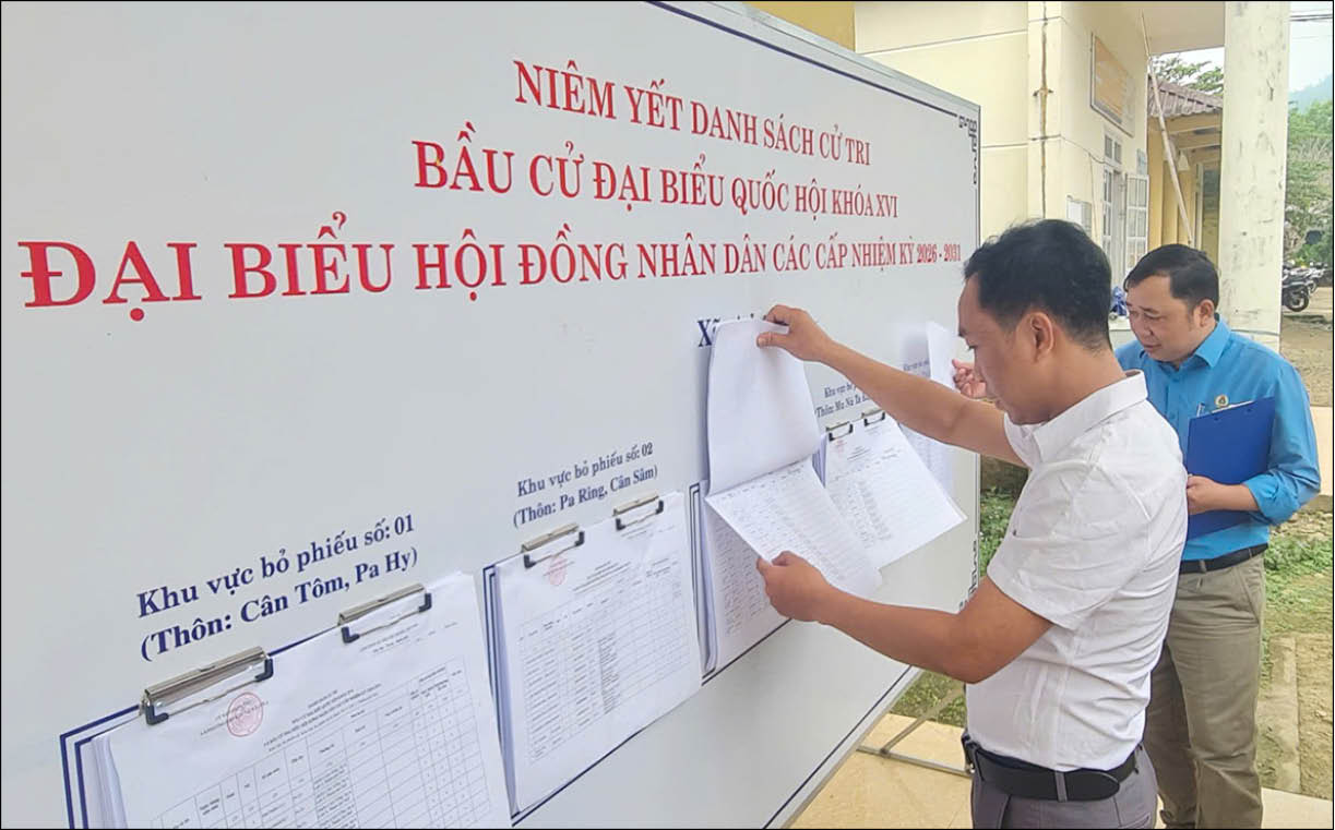 Nỗ lực đảm bảo công tác bầu cử vùng miền núi