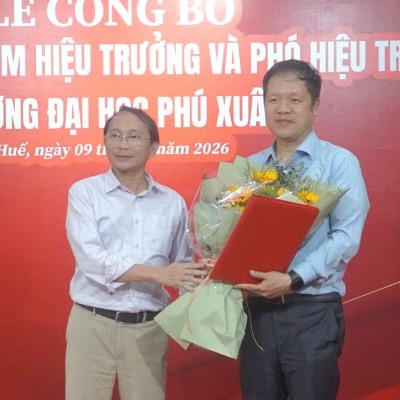 TS Đàm Quang Minh trở lại đảm nhiệm cương vị Hiệu trưởng Trường Đại học Phú Xuân