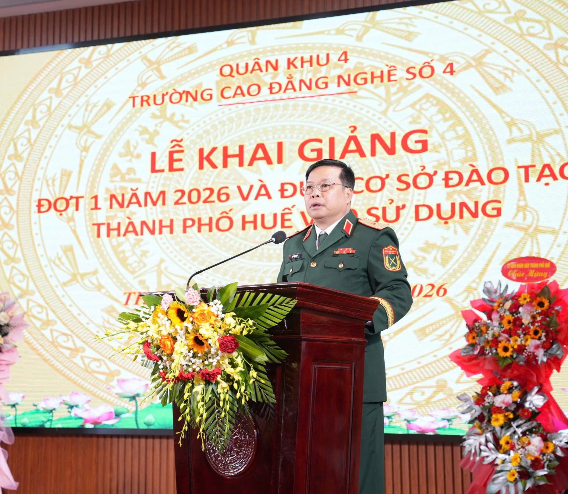 Trường Cao đẳng nghề số 4 khai giảng đợt 1 năm 2026