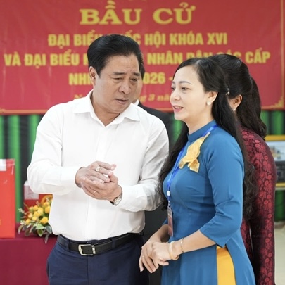 Lãnh đạo thành phố kiểm tra công tác tổ chức bầu cử tại nhiều khu vực