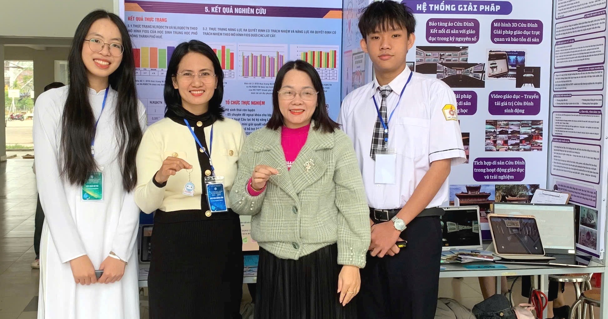 3 đề tài của học sinh tham dự cuộc thi khoa học kỹ thuật cấp quốc gia