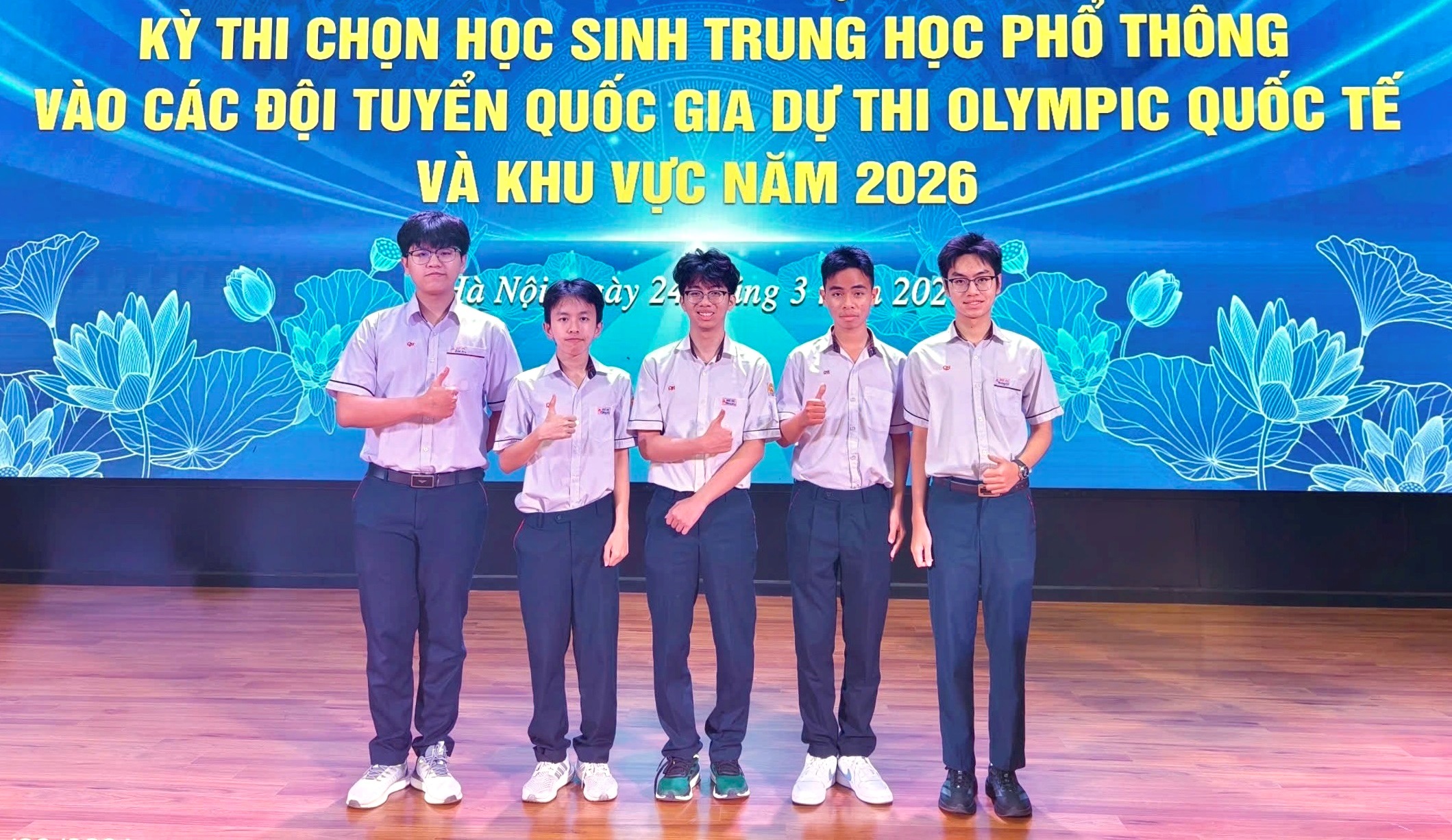 Huế có 5 học sinh dự thi chọn đội tuyển Olympic quốc tế năm 2026