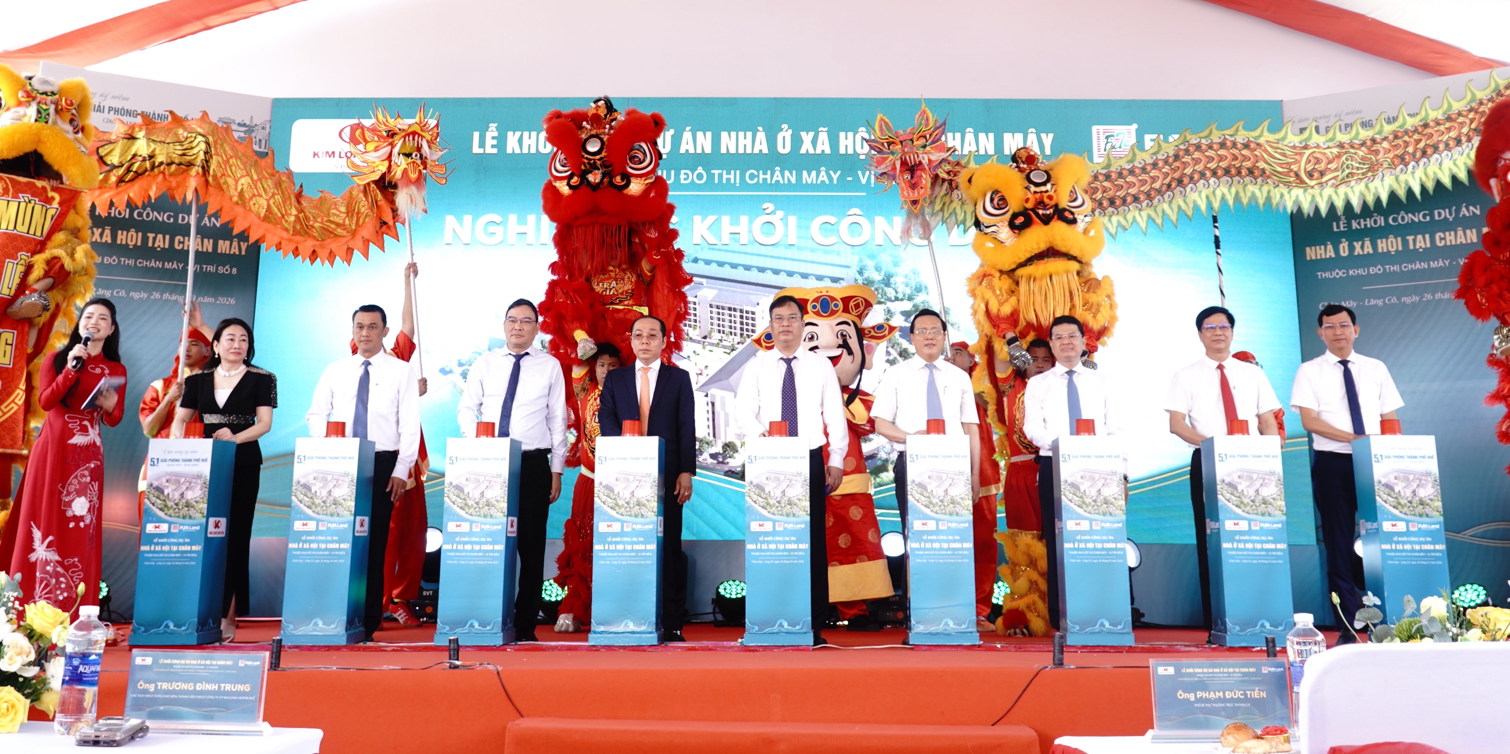 Khởi công dự án nhà ở xã hội tại Chân Mây