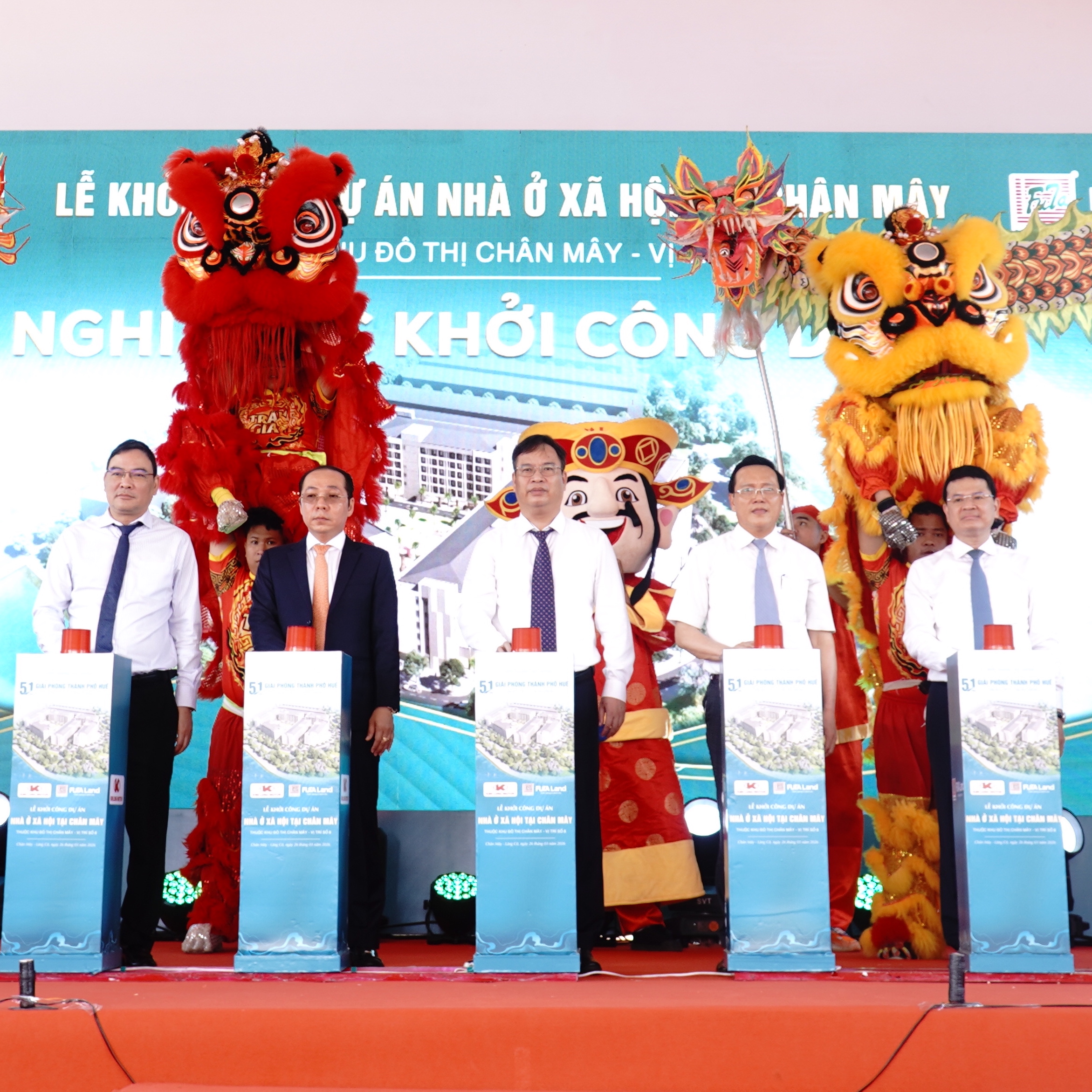 Khởi công dự án nhà ở xã hội tại Chân Mây