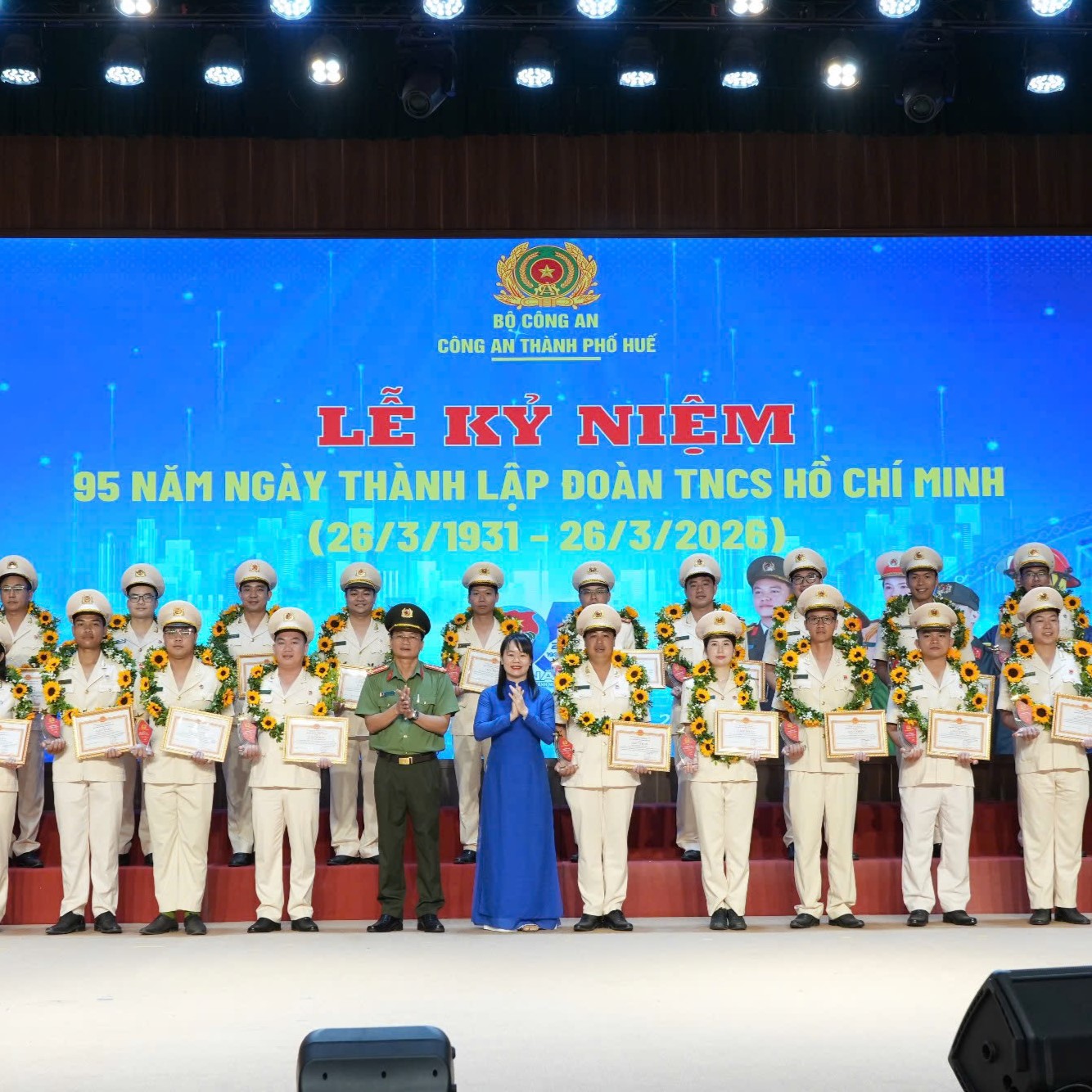 Tuyên dương 30 tập thể, cá nhân tiêu biểu của tuổi trẻ Công an thành phố