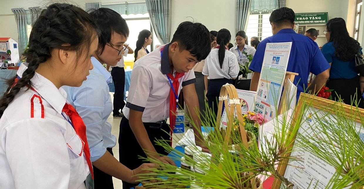 Phường Hương Thủy tổ chức Hội thi STEM và Cuộc thi Sáng tạo thanh thiếu niên, nhi đồng