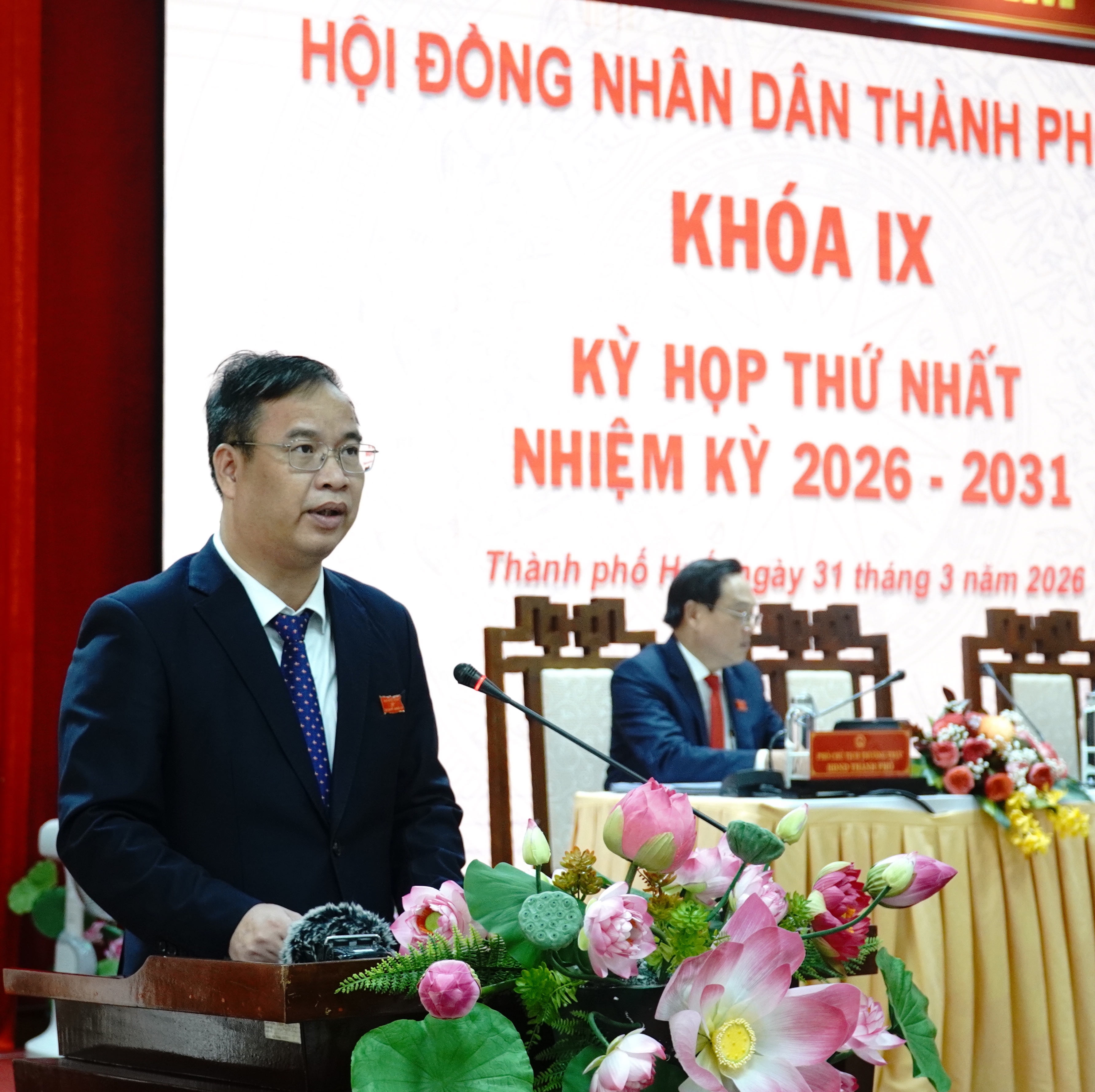 Đồng chí Phạm Đức Tiến được bầu giữ chức Chủ tịch HĐND thành phố khóa IX, nhiệm kỳ 2026 -​ 2031