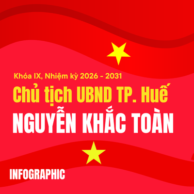 Chân dung Chủ tịch UBND thành phố Huế khóa IX, nhiệm kỳ 2026 - 2031