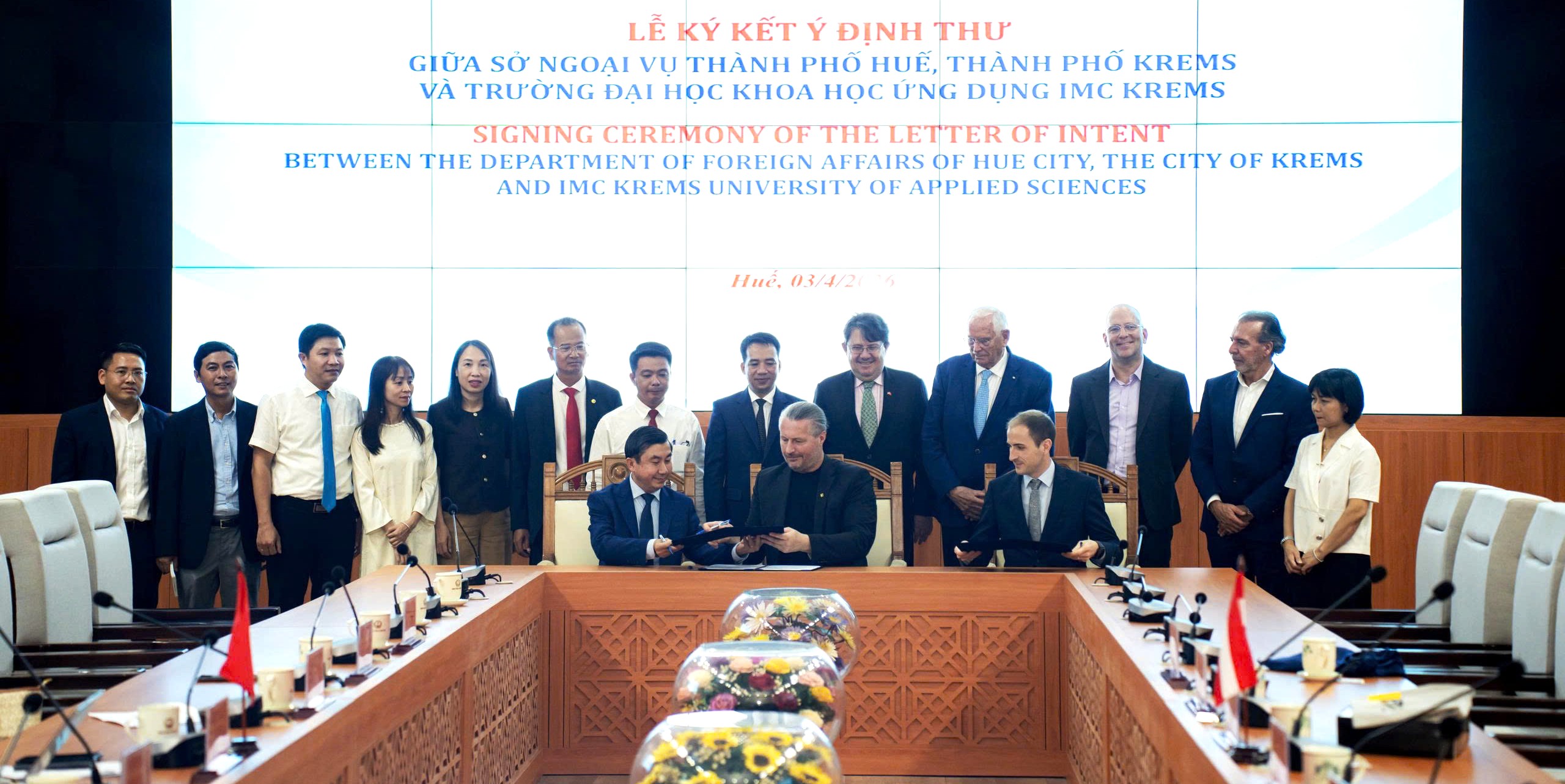 Thúc đẩy hợp tác giữa thành phố Huế và thành phố Krems