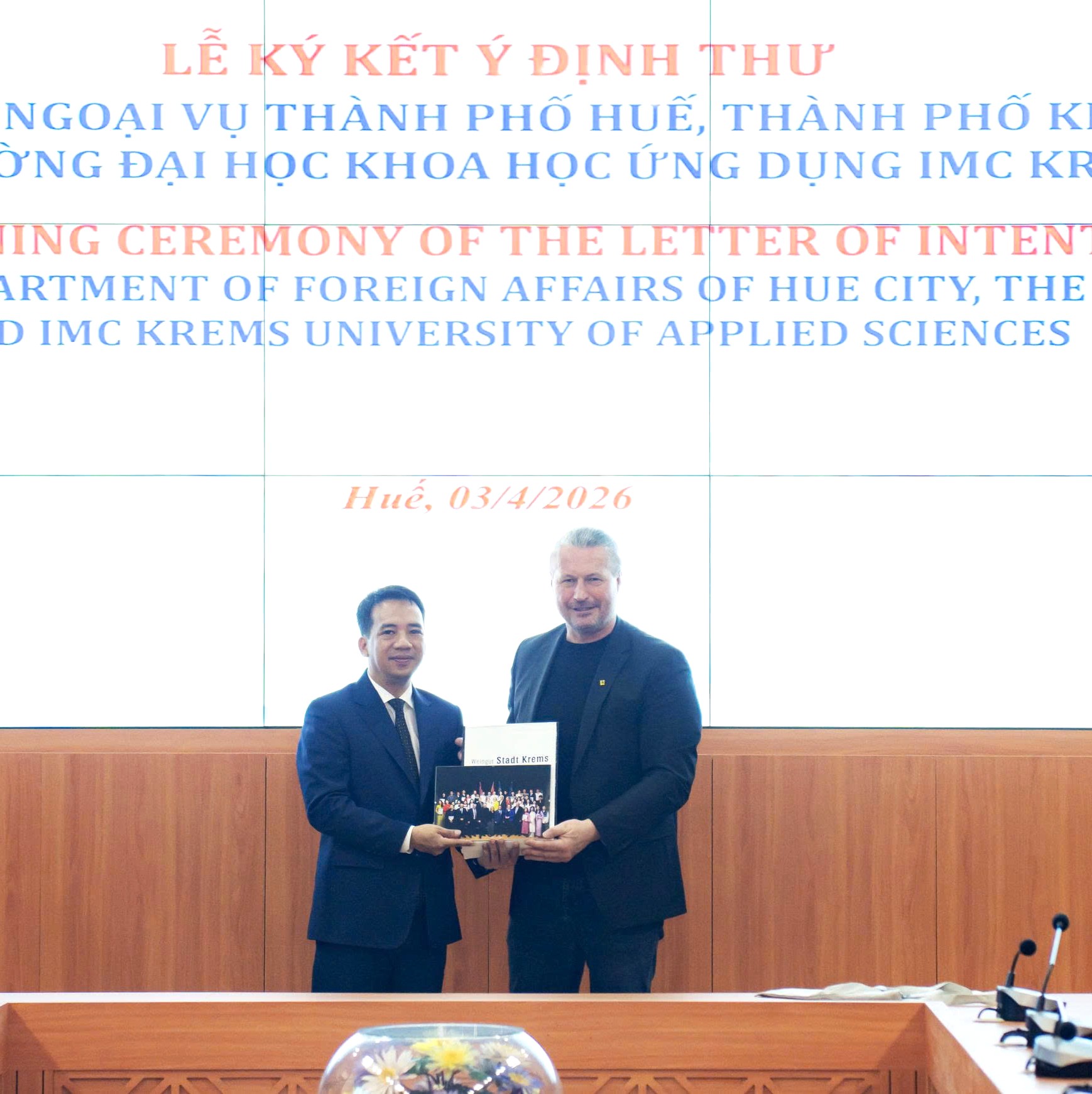 Thúc đẩy hợp tác giữa thành phố Huế và thành phố Krems