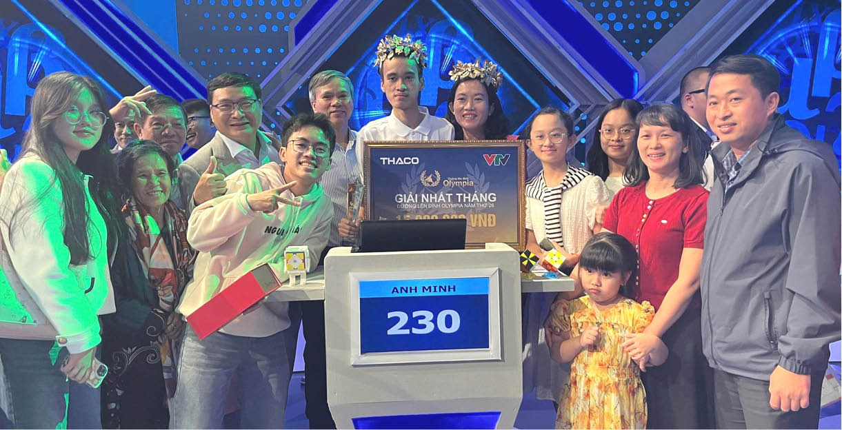 Người tạo dấu ấn cho Trường THPT Nguyễn Huệ tại sân chơi Olympia