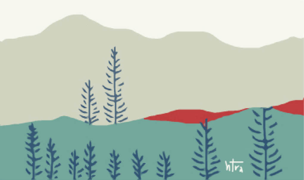 Trong tĩnh lặng rừng đồi