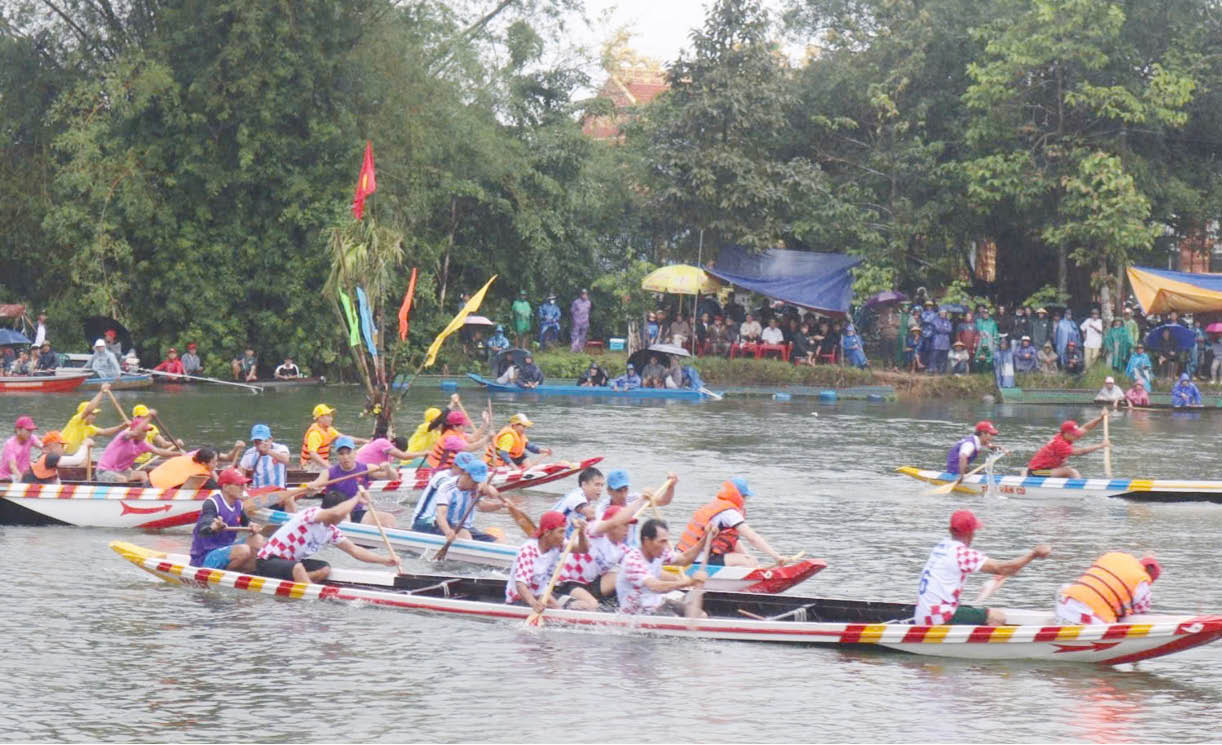 Đua ghe - thế mạnh của thể thao Kim Trà