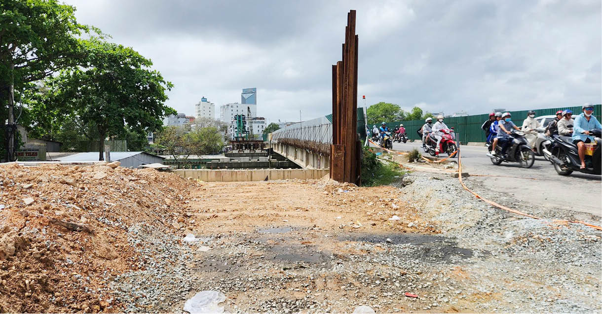 Nhiều hạng mục của một số gói thầu thuộc dự án Đô thị xanh Thi công dang dở, chậm tiến độ