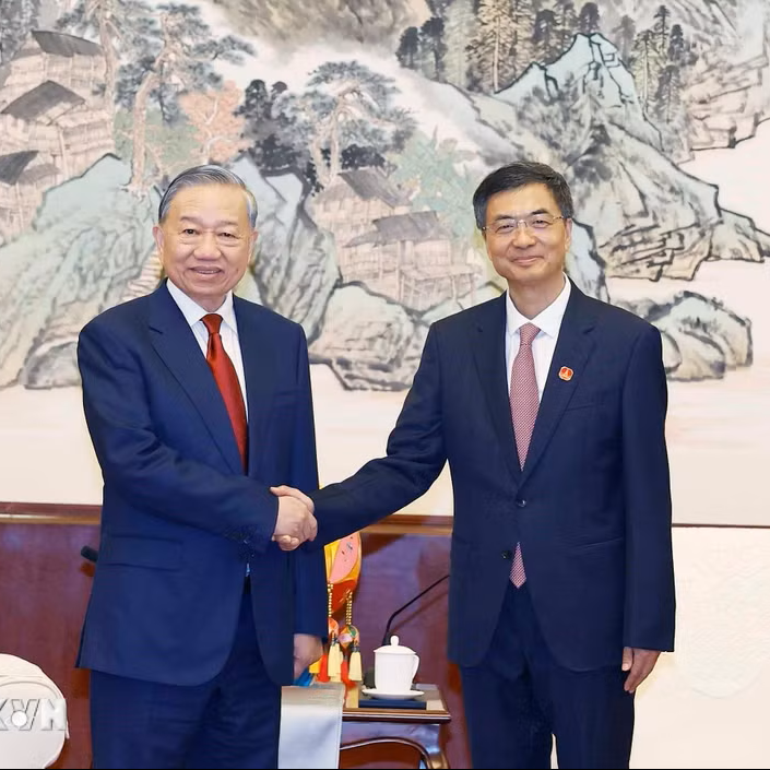 Tổng Bí thư, Chủ tịch nước Tô Lâm tiếp Bí thư Quảng Tây, Trung Quốc