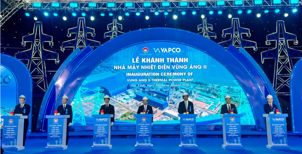 Khánh thành nhà máy Nhiệt điện Vũng Áng II