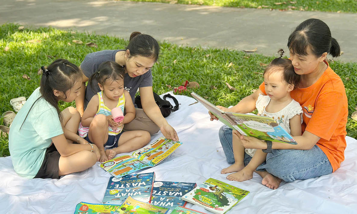 Không gian đọc sách gắn với trải nghiệm của trẻ thơ