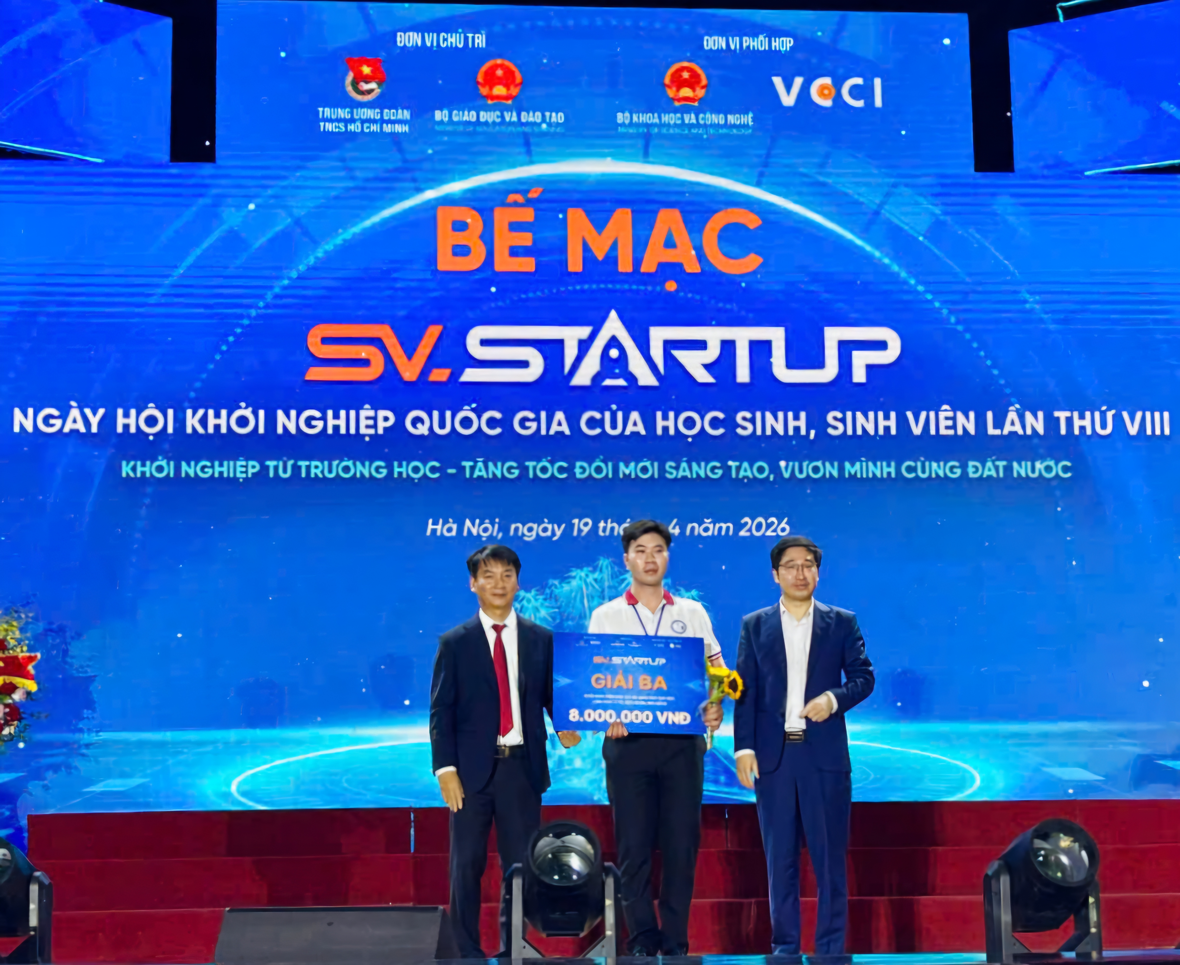 “Cháo An Vị” đạt giải Ba vòng chung kết cuộc thi “Học sinh, sinh viên với ý tưởng khởi nghiệp” lần thứ VIII