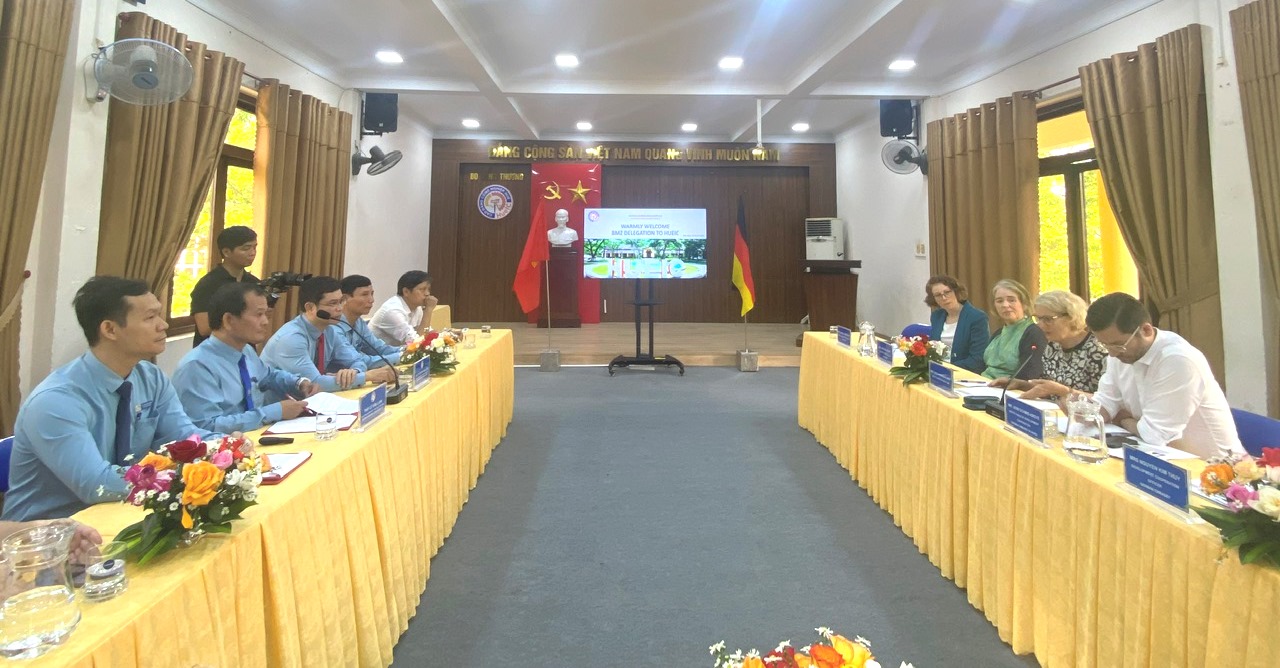 Đức hỗ trợ Trường Cao đẳng Công nghiệp Huế phục hồi đào tạo sau thiên tai