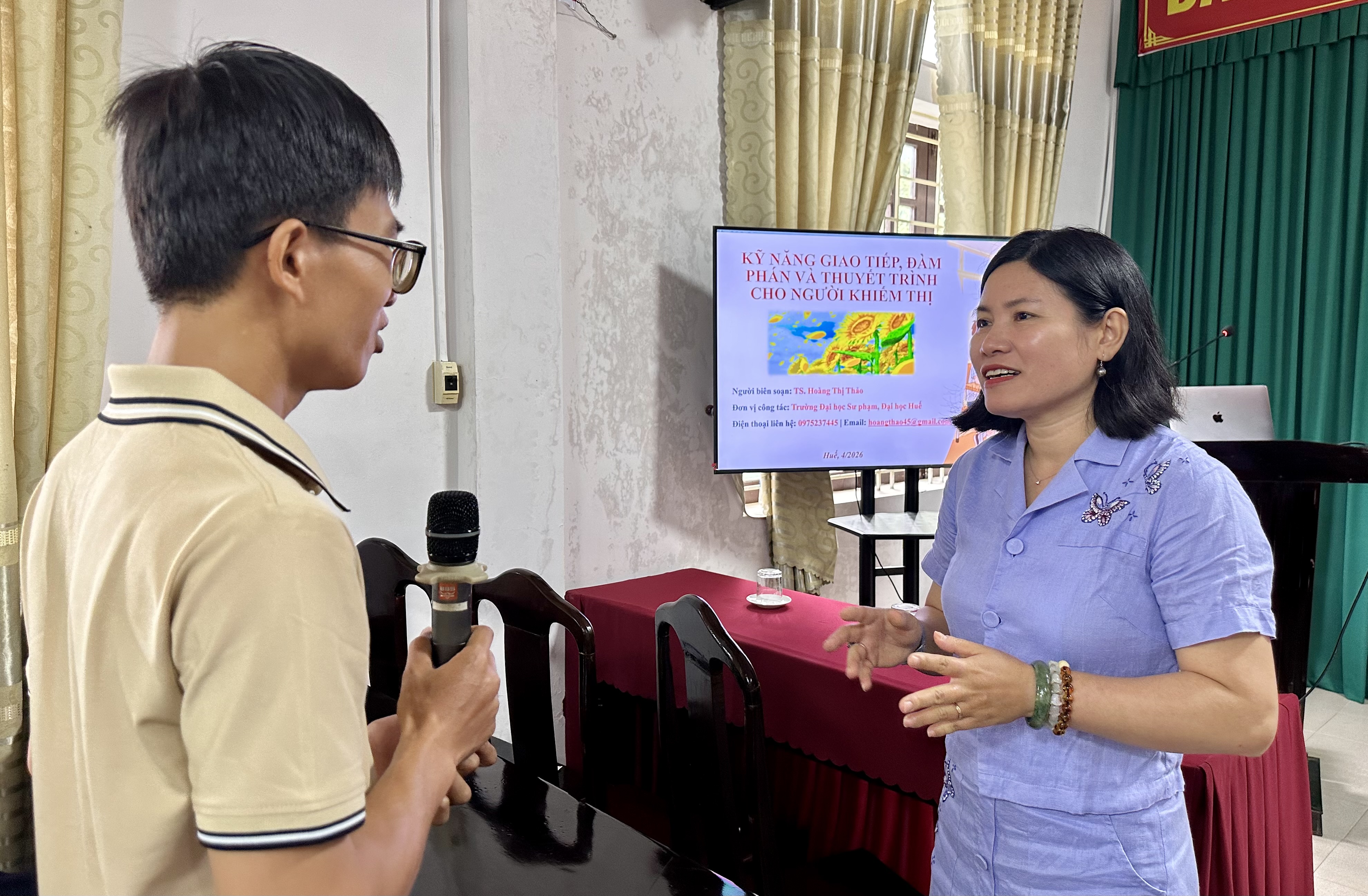 Bồi dưỡng kỹ năng cho người khiếm thị