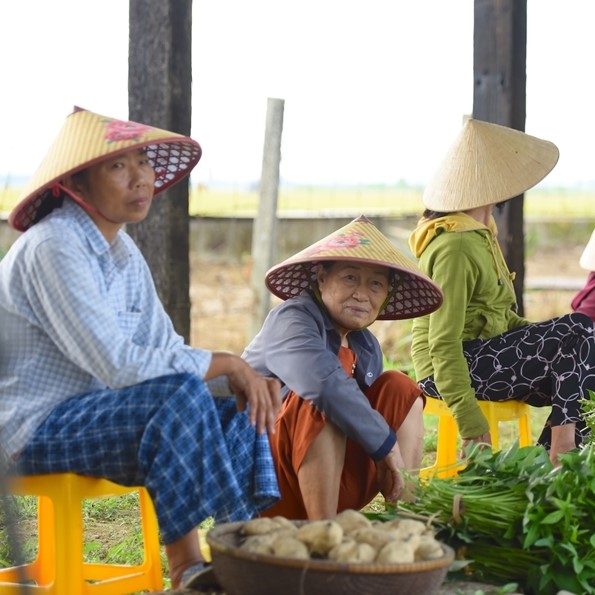 Chợ quê Hương An - Mì xưa mì sớm