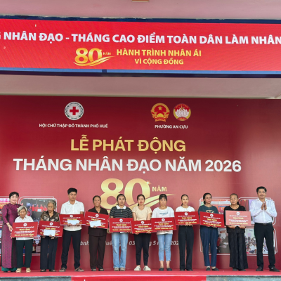 Trên 5 000 lượt người khó khăn sẽ được hỗ trợ trong Tháng Nhân đạo