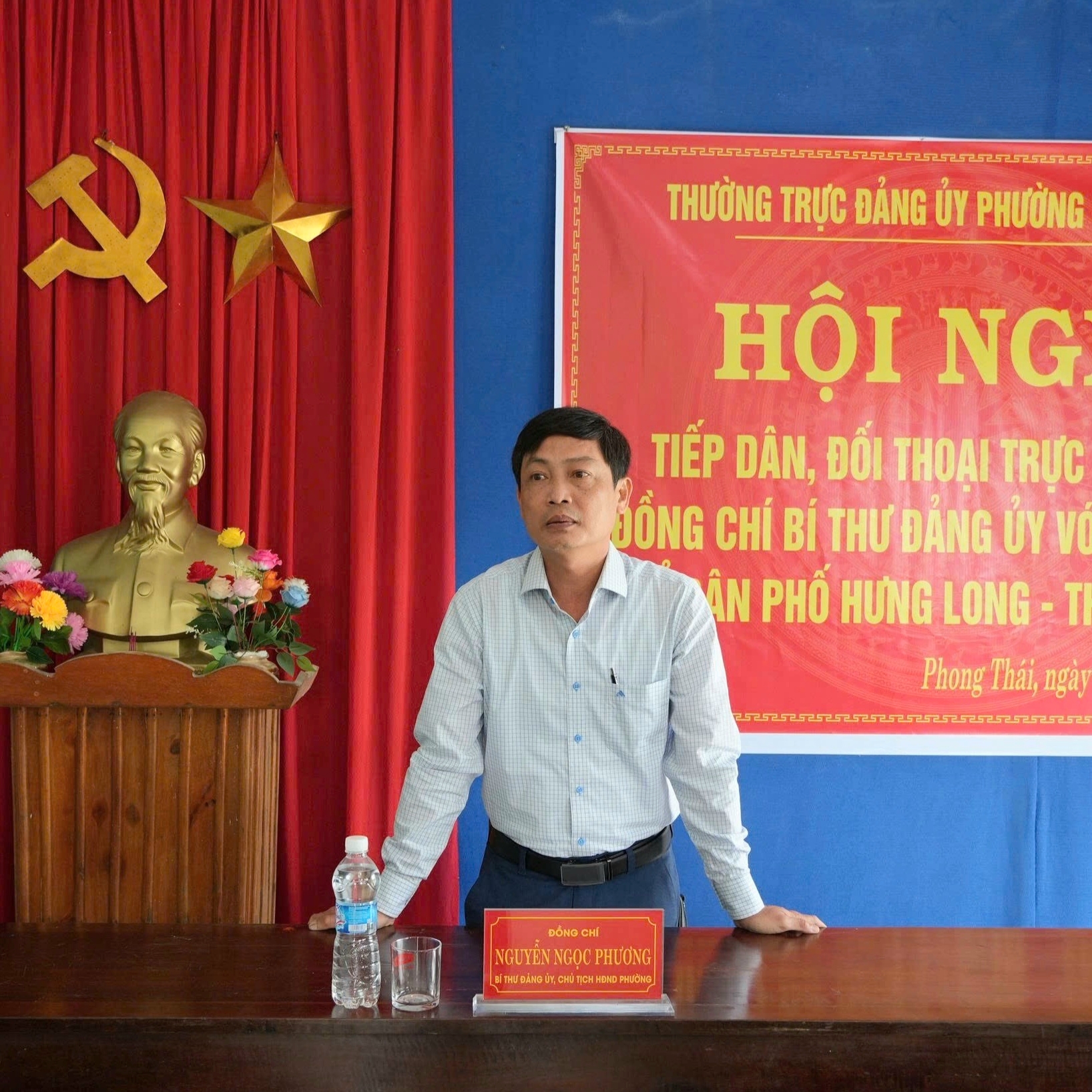 Đối thoại, giải đáp các kiến nghị của người dân phường Phong Thái