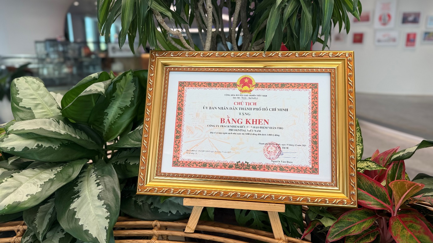 Prudential Việt Nam nhiều năm góp mặt trong nhóm doanh nghiệp có đóng góp lớn cho ngân sách nhà nước