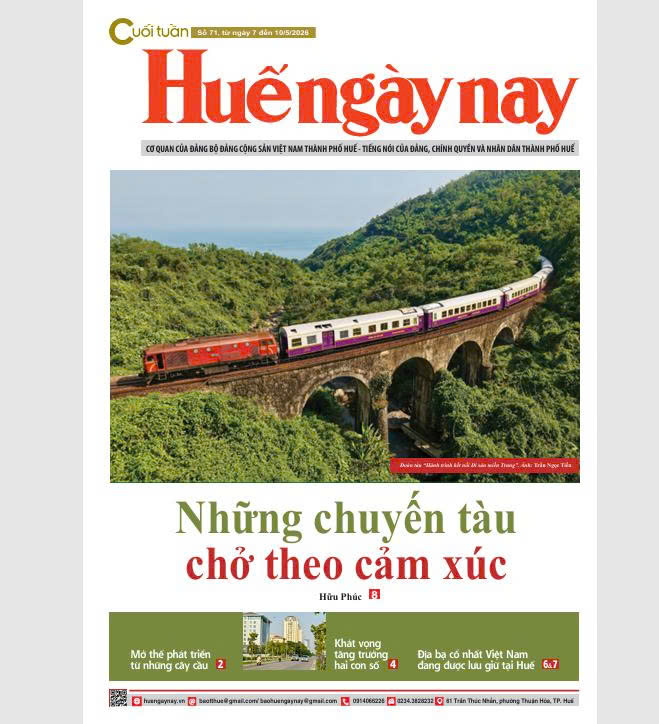 Mời đón đọc Huế ngày nay Cuối tuần số 71, ra ngày 7 5