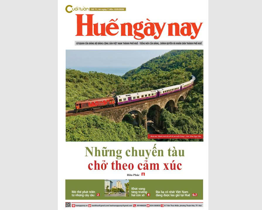 Mời đón đọc Huế ngày nay Cuối tuần số 71, ra ngày 7 5