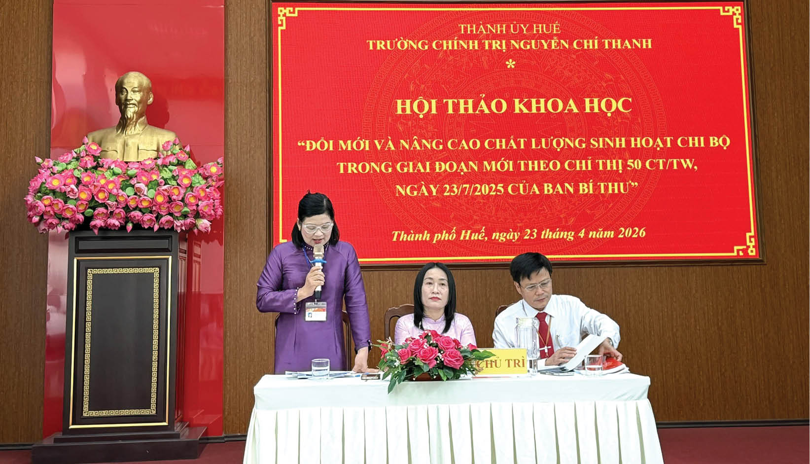 Đổi mới sinh hoạt chi bộ, nhìn từ một hội thảo