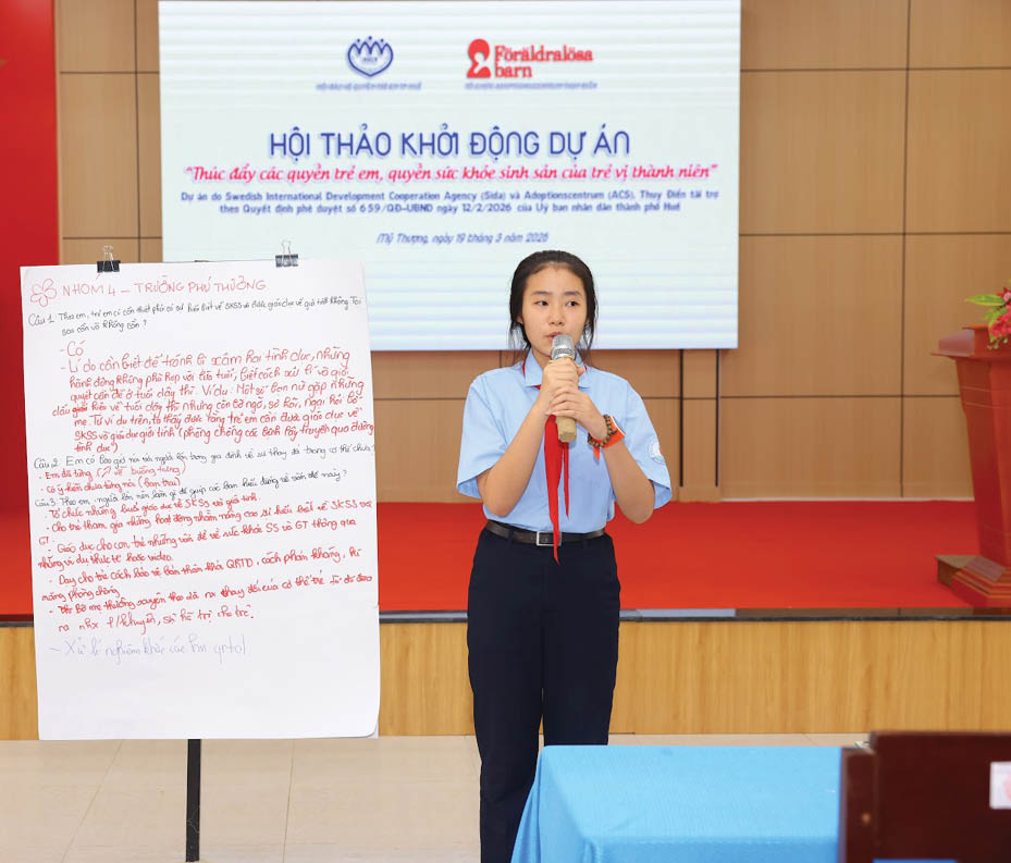 Trao quyền để trẻ vị thành niên tự bảo vệ mình