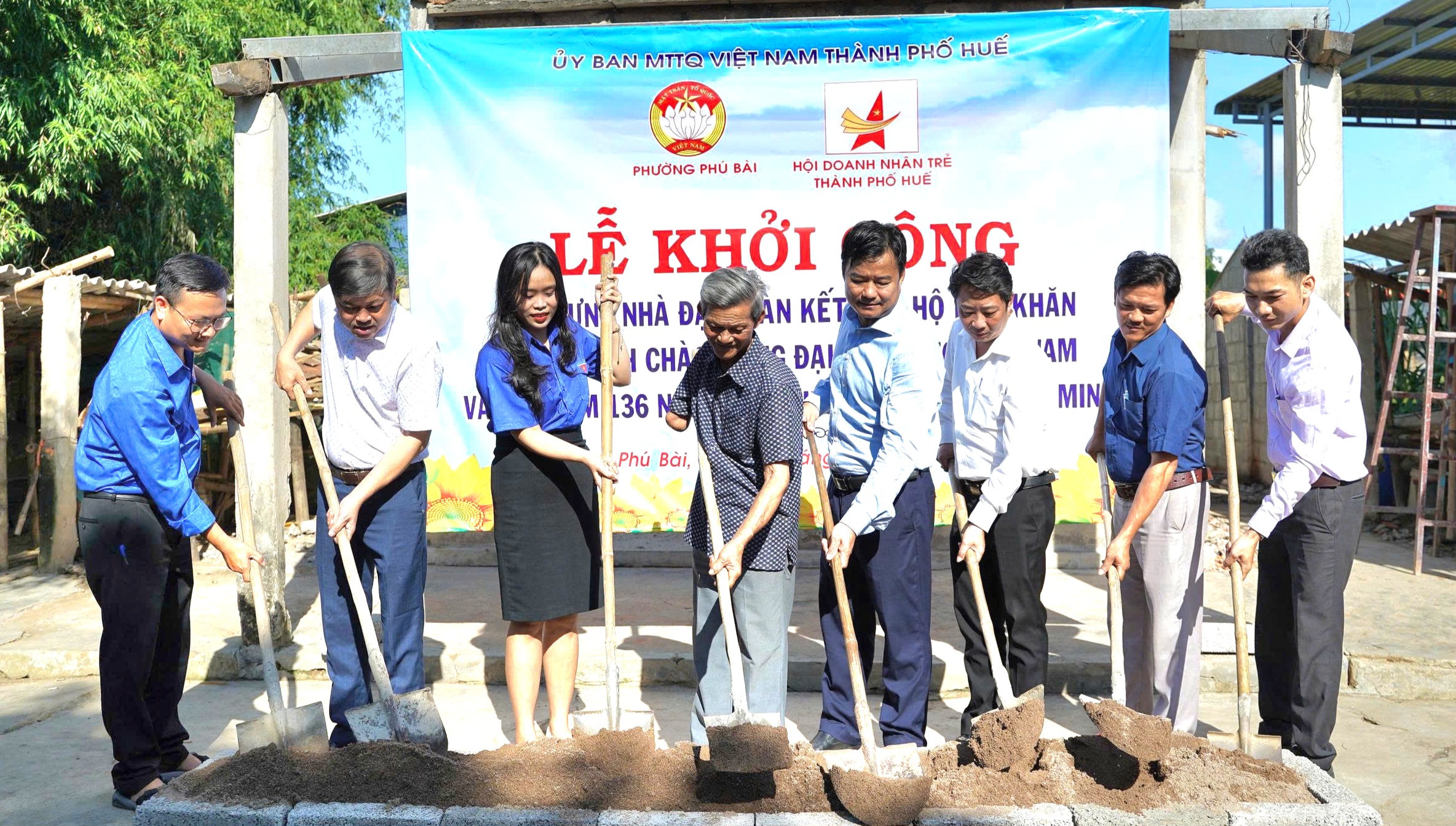 Phú Bài khởi công xây dựng Nhà Đại đoàn kết