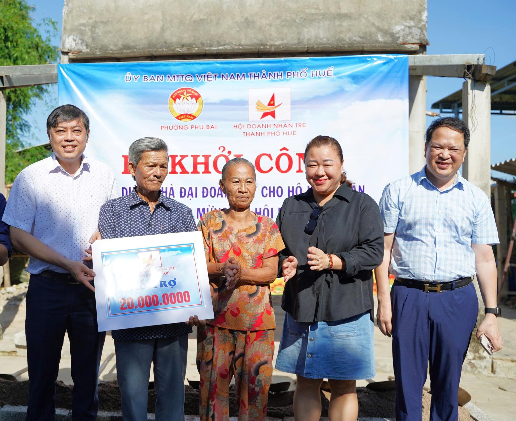 Phú Bài khởi công xây dựng Nhà Đại đoàn kết