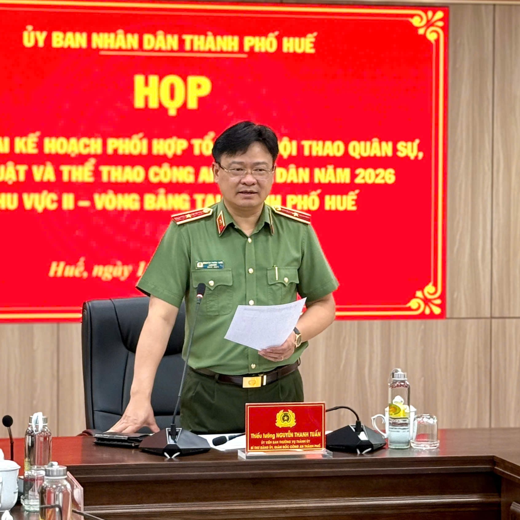 34 đội tuyển tham gia Hội thao quân sự, võ thuật và thể thao Công an nhân dân khu vực II