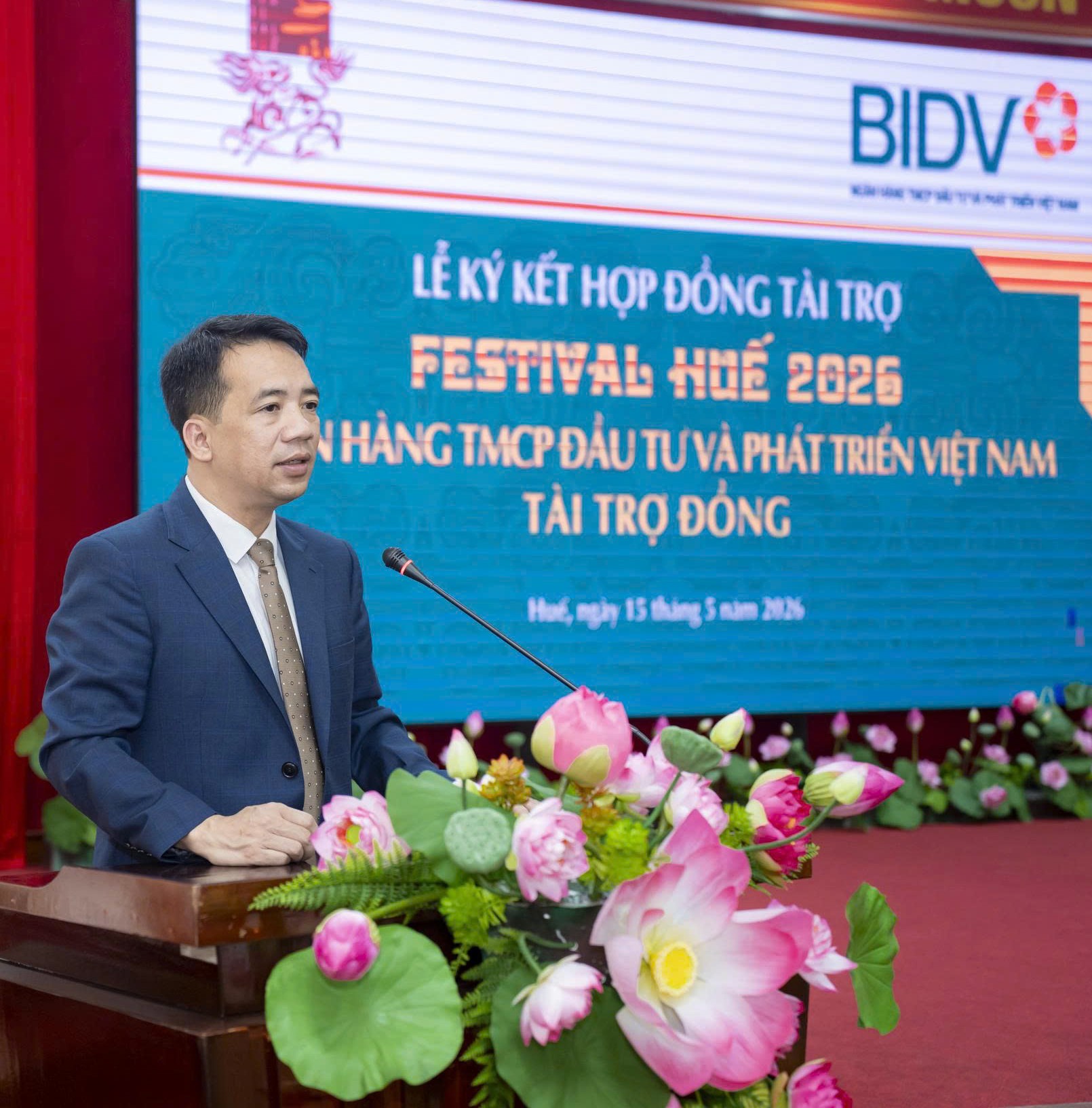 BIDV “Nhà tài trợ Đồng” tại Festival Huế 2026