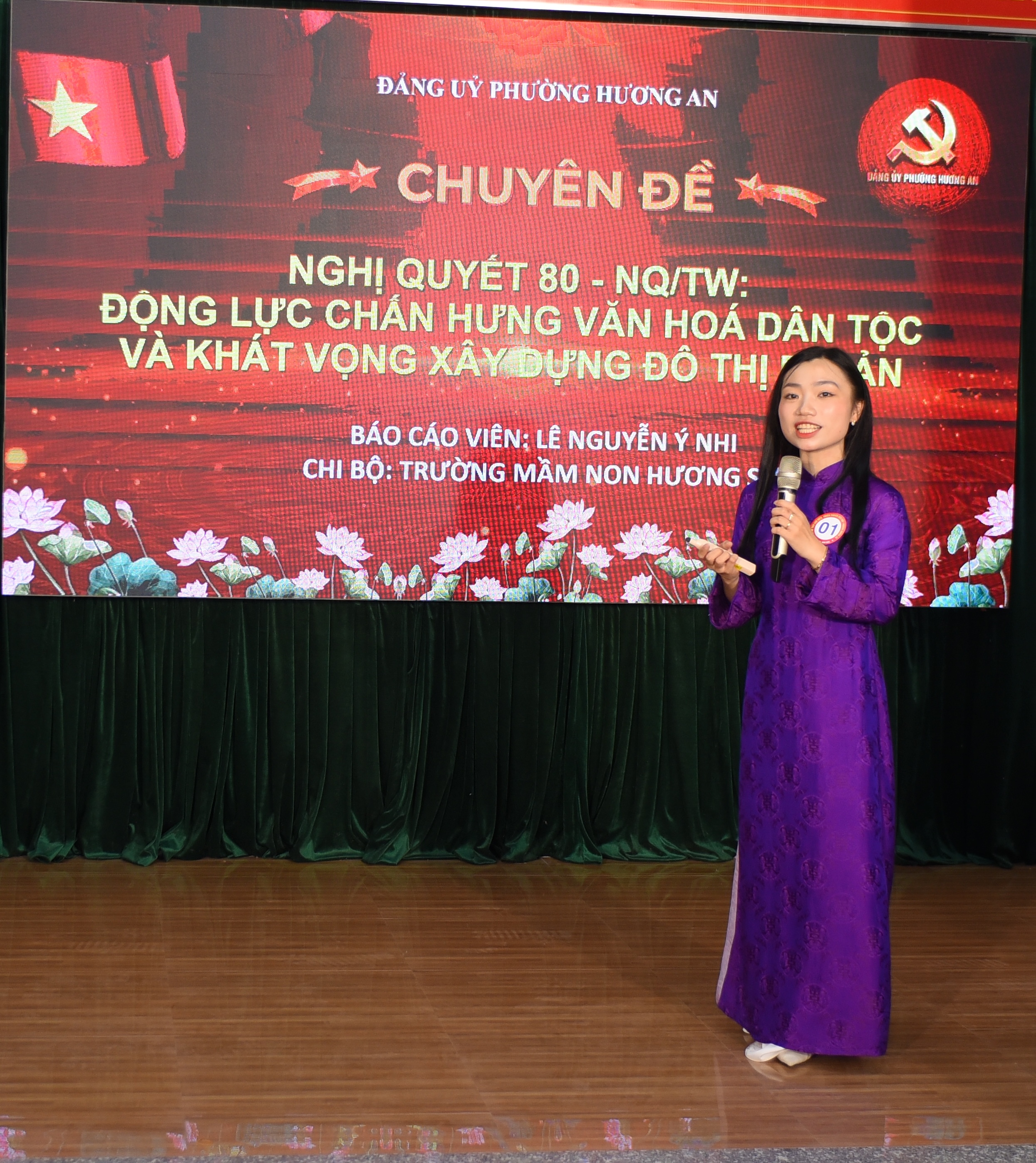 Hương An tổ chức Hội thi Báo cáo viên, Tuyên truyền viên giỏi