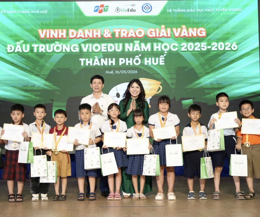 Vinh danh gần 300 học sinh xuất sắc tại Đấu trường VioEdu