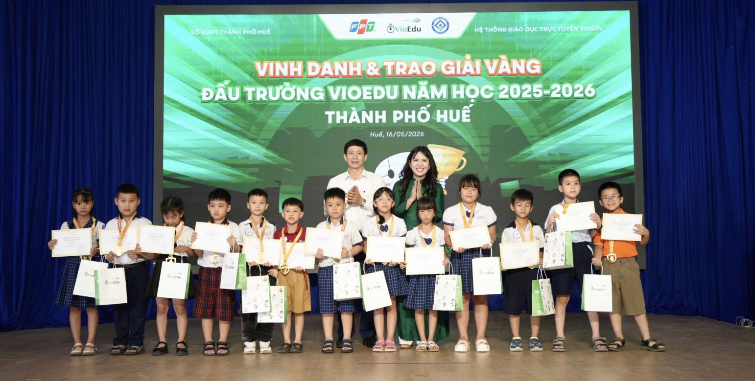Vinh danh gần 300 học sinh xuất sắc tại Đấu trường VioEdu