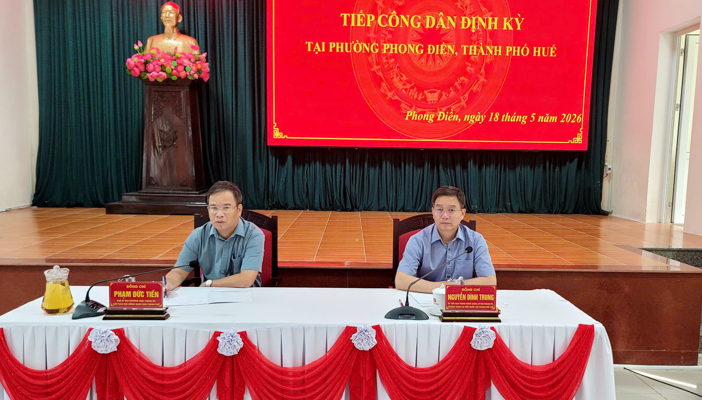 Lãnh đạo thành phố Huế lắng nghe tâm tư, nguyện vọng của người dân Phong Điền