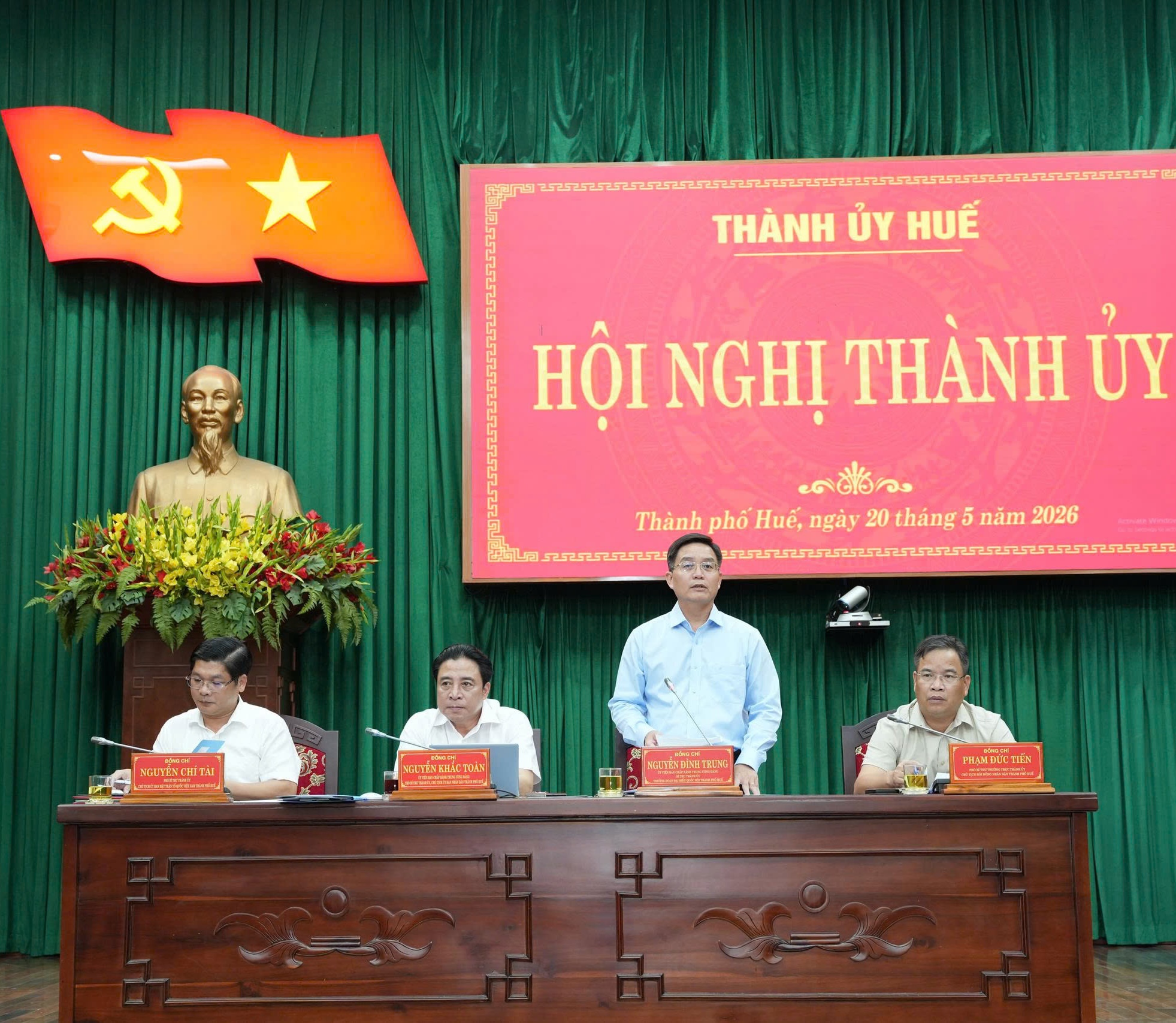 Thành ủy thực hiện quy trình kiện toàn nhân sự và cho ý kiến nhiều nội dung quan trọng