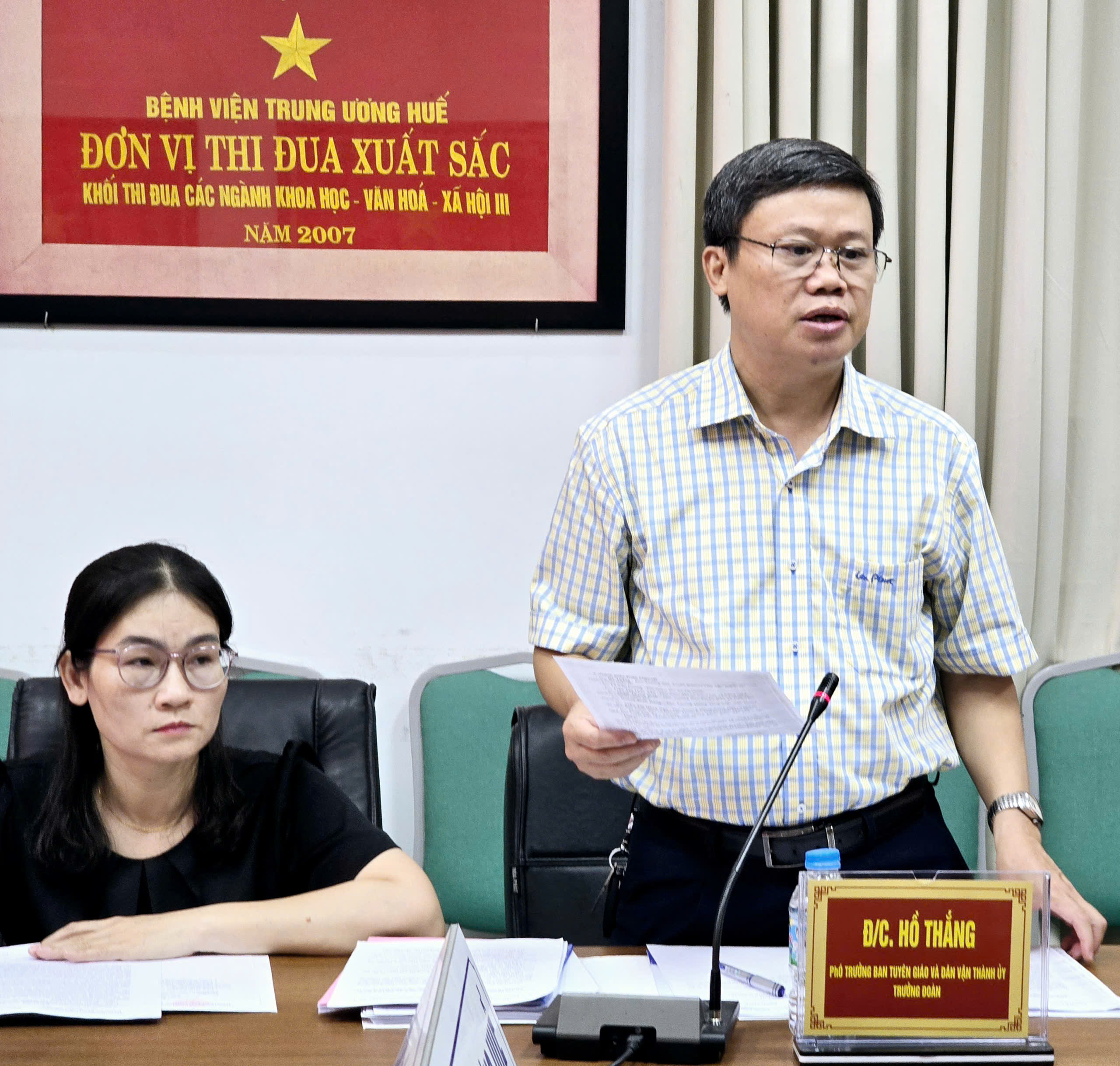 Khảo sát tình hình thực hiện Nghị quyết 72-NQ TW tại Bệnh viện Trung ương Huế
